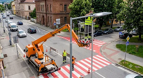 V Žiline rozsvietili ďalšie priechody pre chodcov v dvoch lokalitách