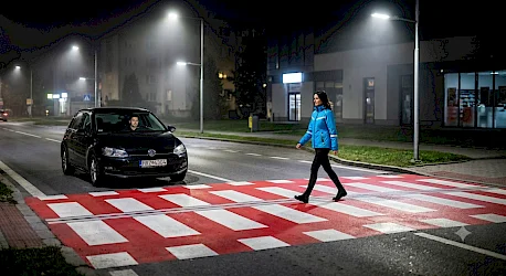 V Žiline rozsvietili ďalšie priechody pre chodcov v dvoch lokalitách