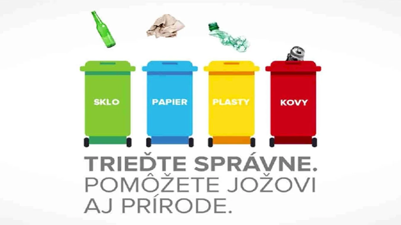 Pomôžte ,,Jožovi z triedičky“. Trieďte odpad. Je to jednoduché.