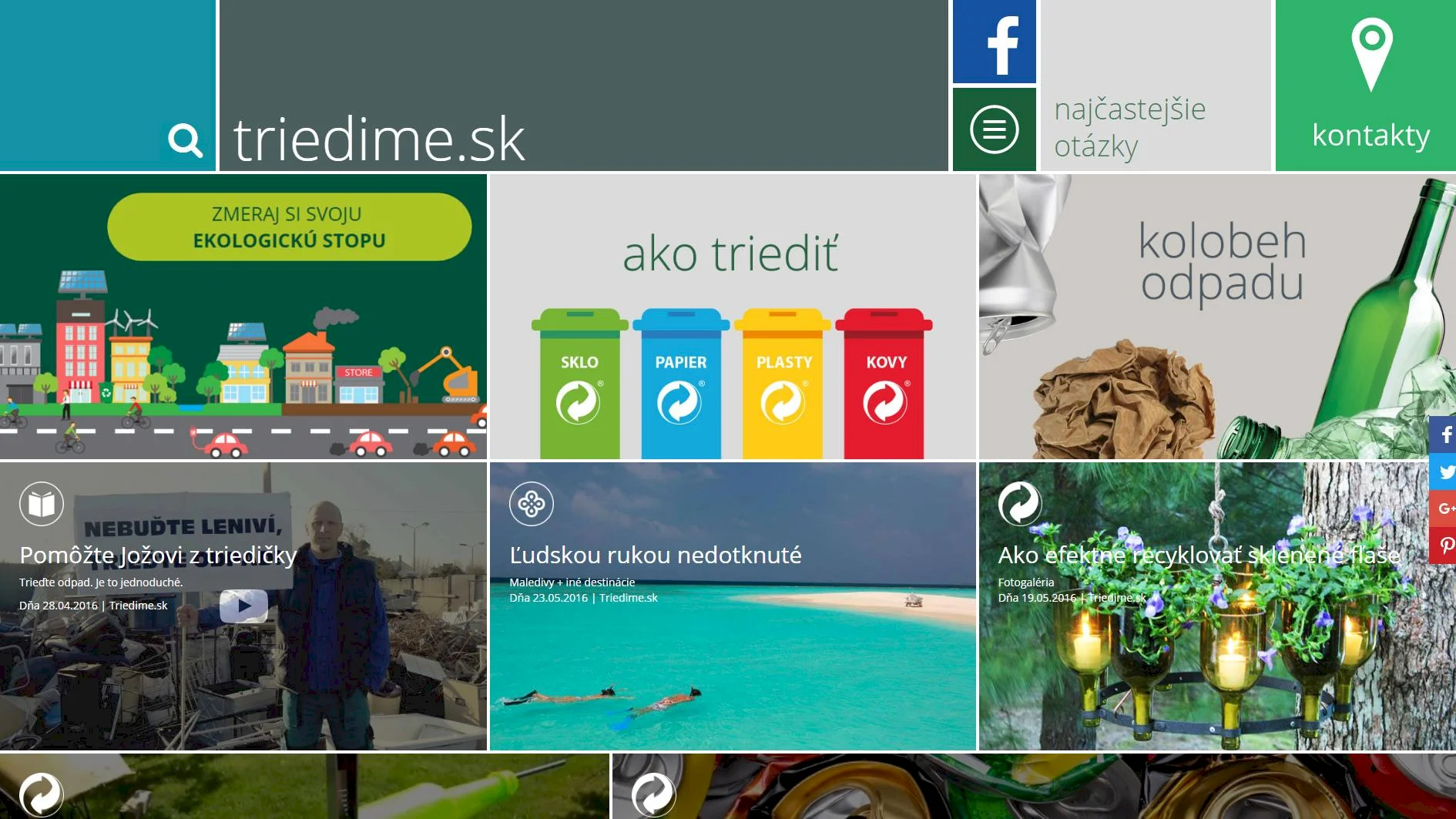 Nebuď lenivý a trieď odpad! Pomôže ti Triedime.sk!
