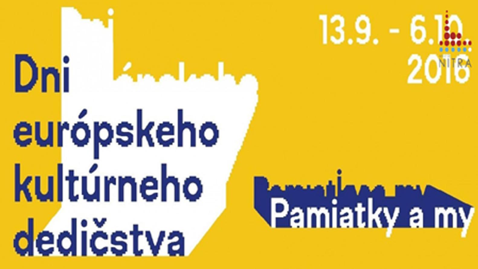 Dni európskeho kultúrneho dedičstva sa ponesú v duchu hesla Pamiatky a my