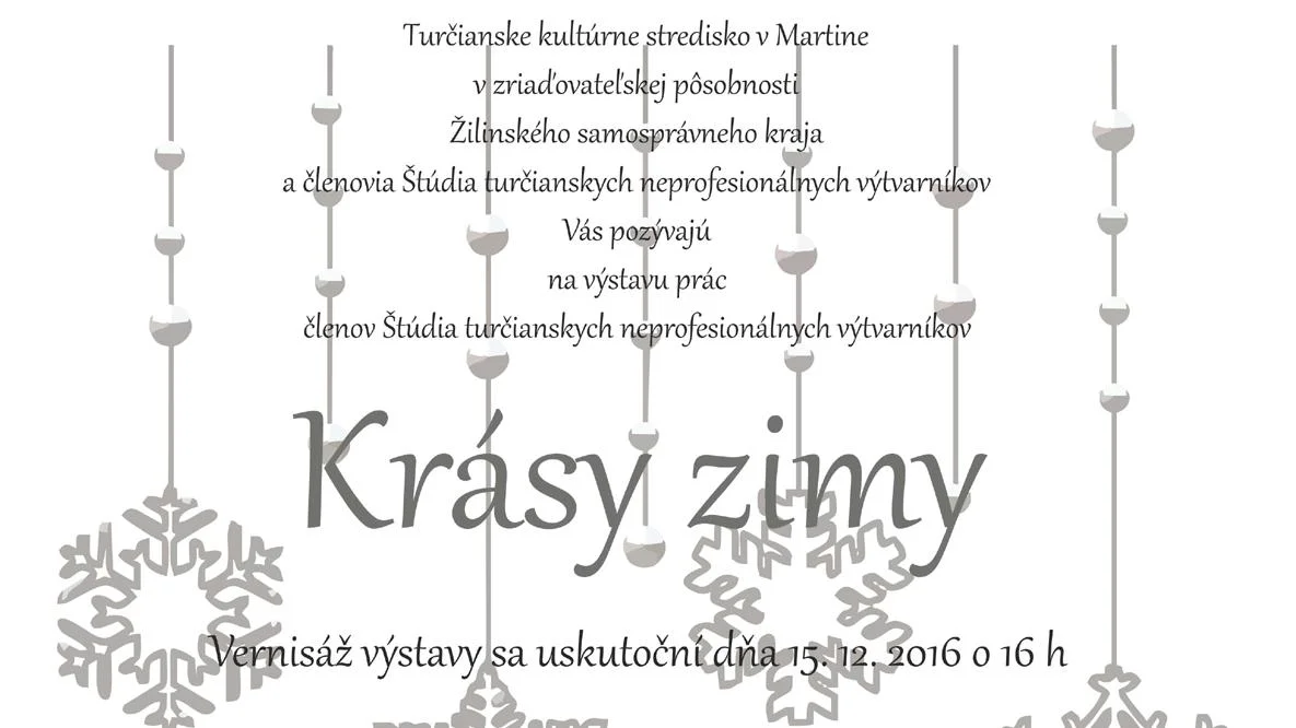 Krásy zimy - výstava výtvarných diel