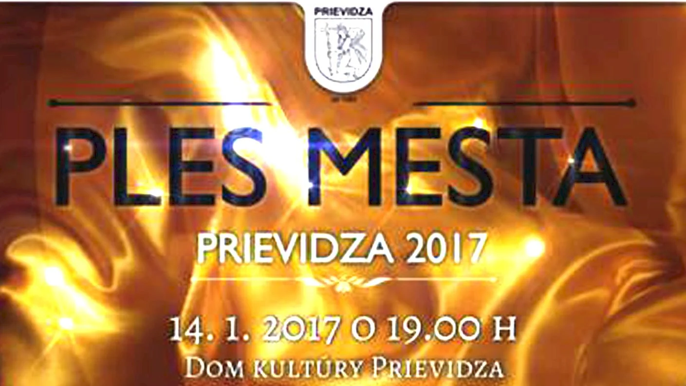 Ples mesta Prievidza 2017 má podtitul „Česko&amp;Slovenský večer“