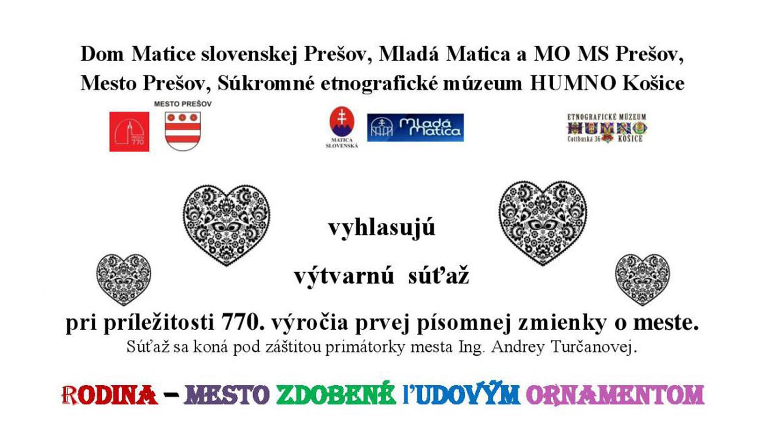 Hlavnou témou školáckej výtvarnej súťaže je ornament
