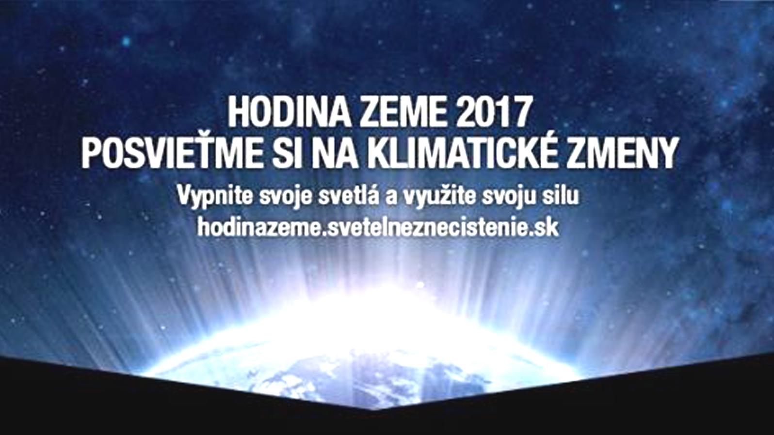 Zhasnite svetlá a podporte myšlienku ochrany našej planéty