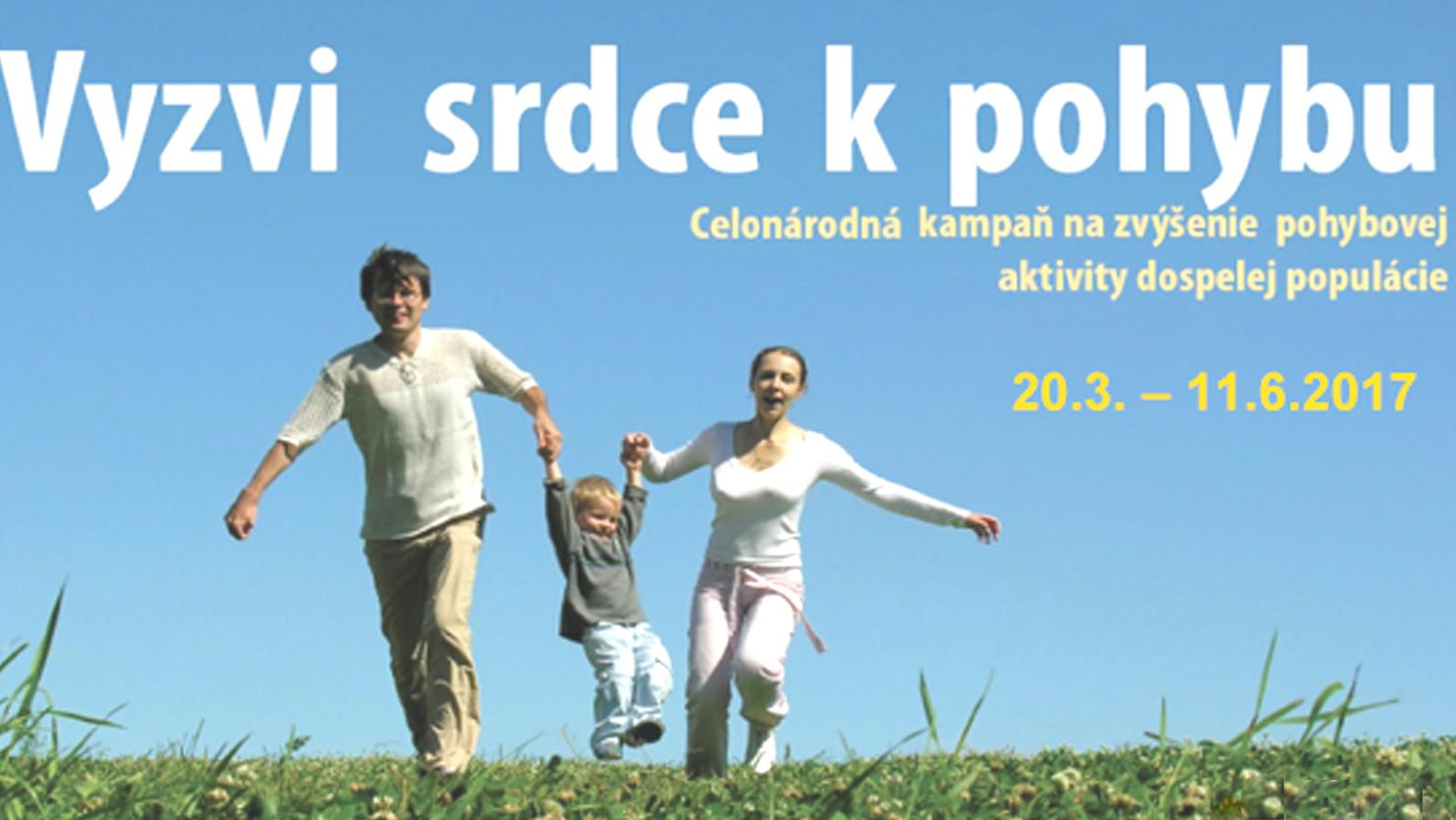Začína celonárodná kampaň Vyzvi srdce k pohybu