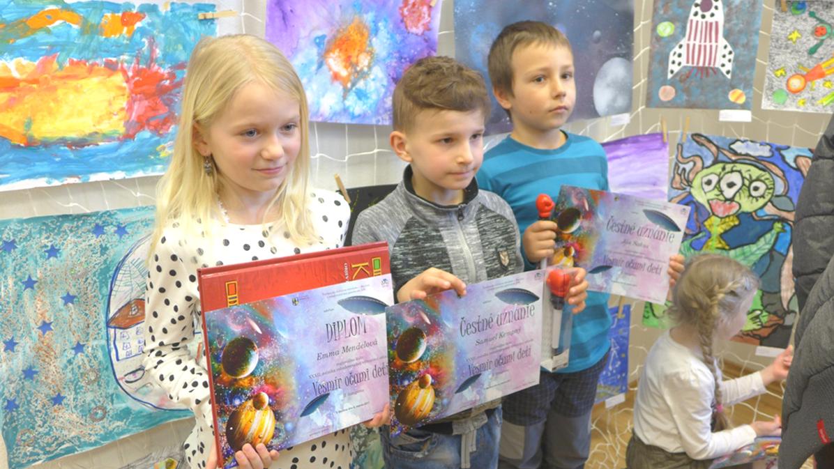 Vesmír očami detí 2017 – vyhodnotenie výtvarnej súťaže