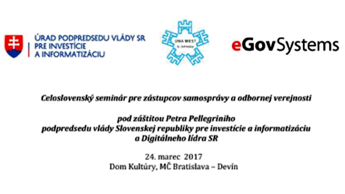 Odborný seminár pre zástupcov samosprávy