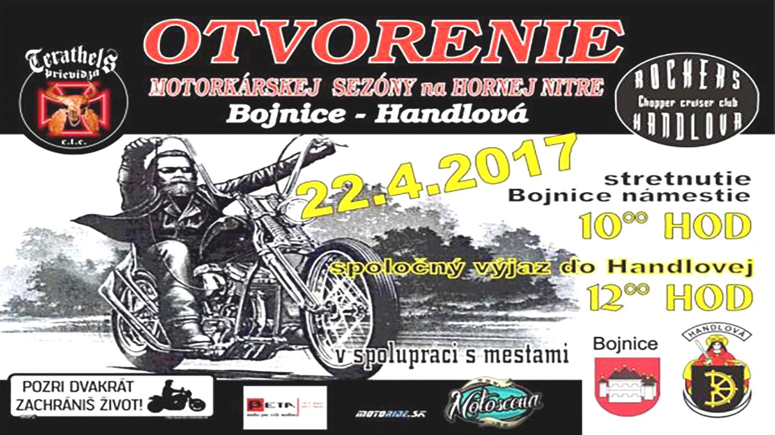 Otvorenie motorkárskej sezóny na hornej Nitre