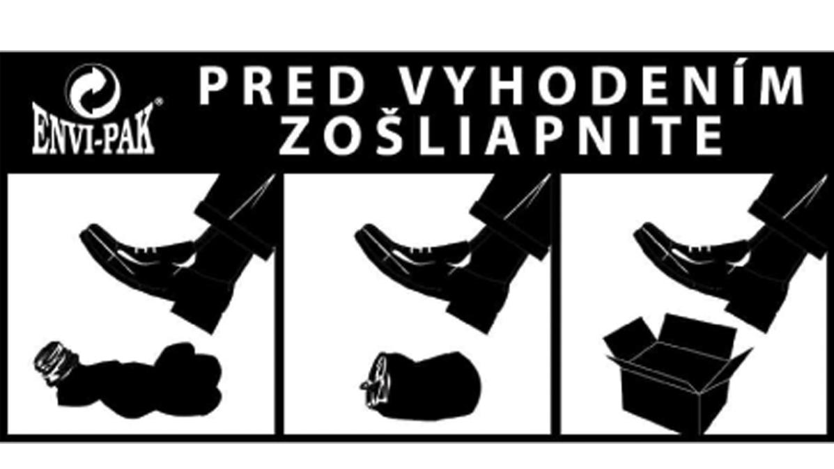 Prevážame vzduch. Ak PET fľašu, škatuľu alebo plechovku nezošliapneme