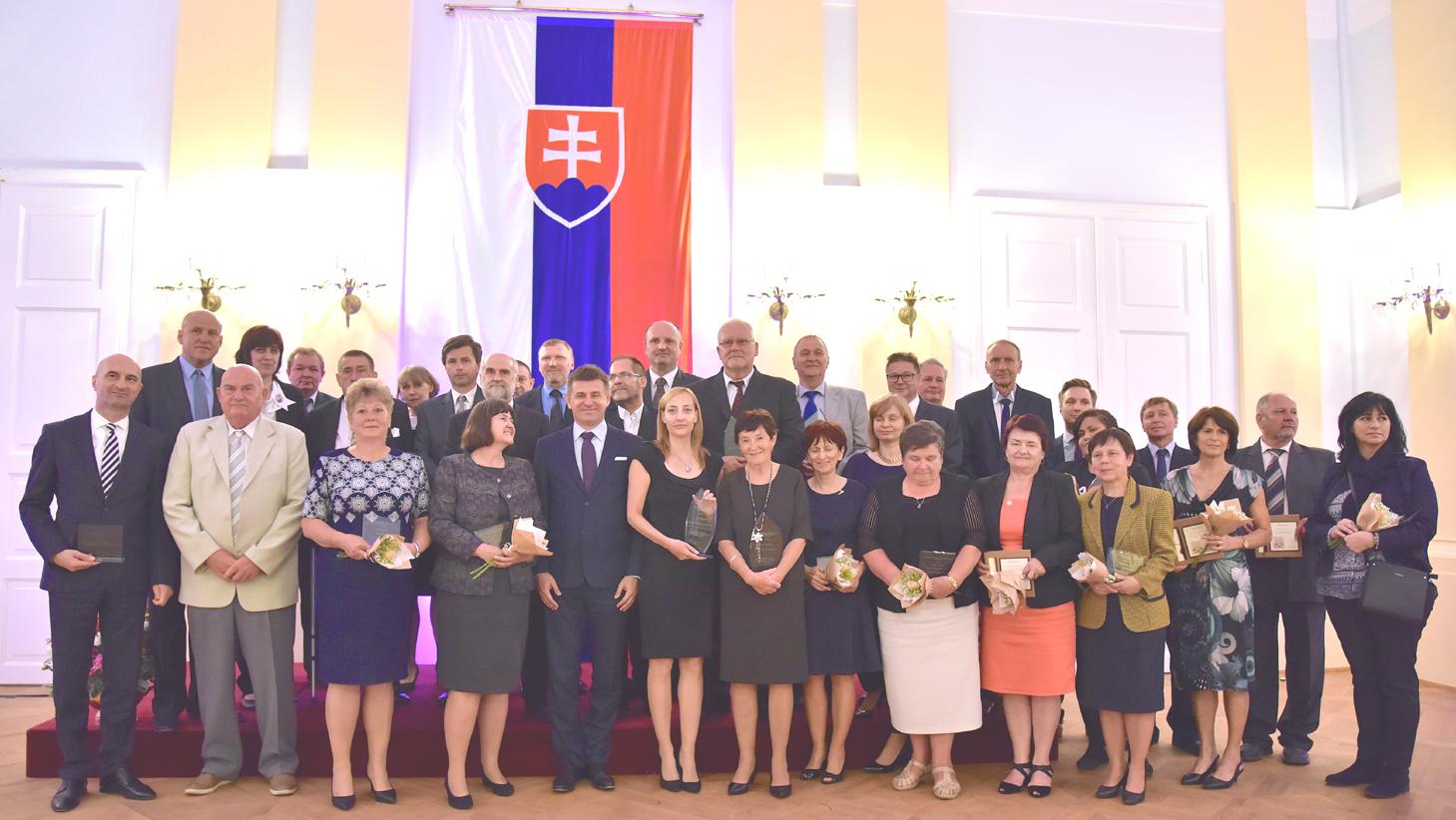 Minister L. Sólymos ocenil jednotlivcov a kolektívy za ich ekoprínos