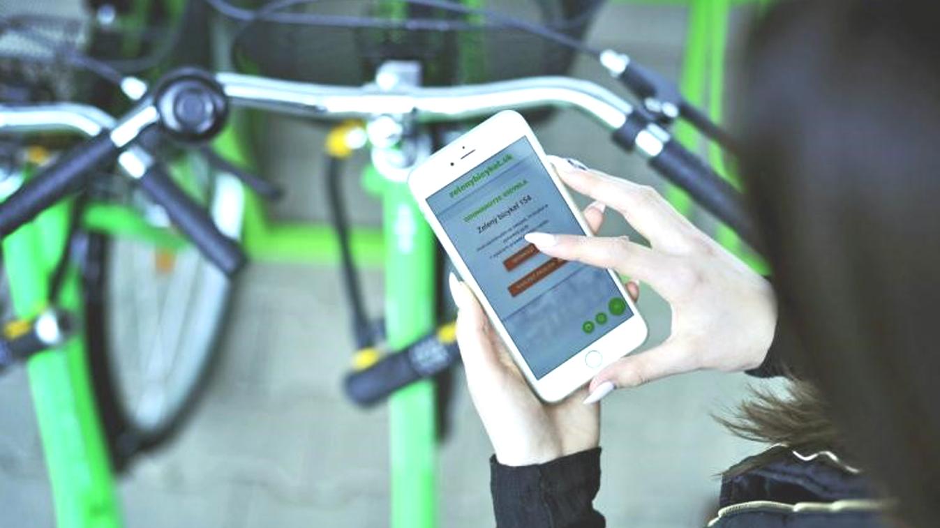Požičať si zelený bicykel môže verejnosť už aj cez sms 