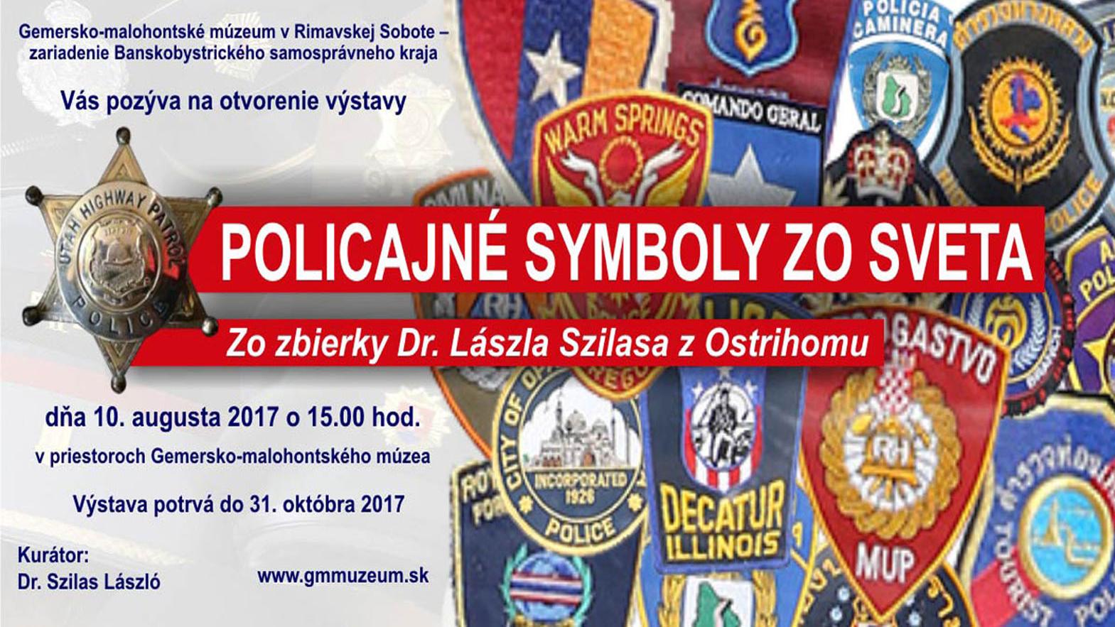 Výstava prezentuje policajné symboly zo 127 krajín sveta
