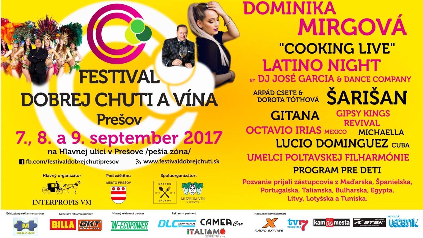 V Prešove prebieha Festival dobrej chuti a vína 2017