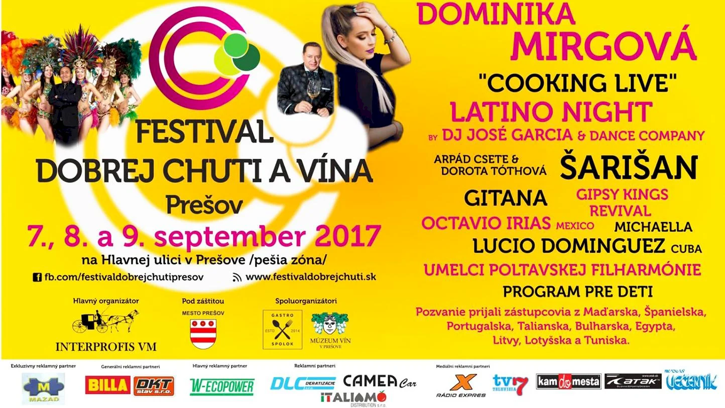 V Prešove prebieha Festival dobrej chuti a vína 2017