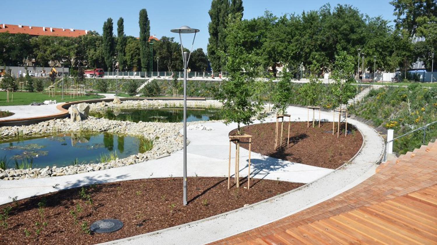 Voľnočasový priestor a park Jama v Novom Meste je skolaudovaný
