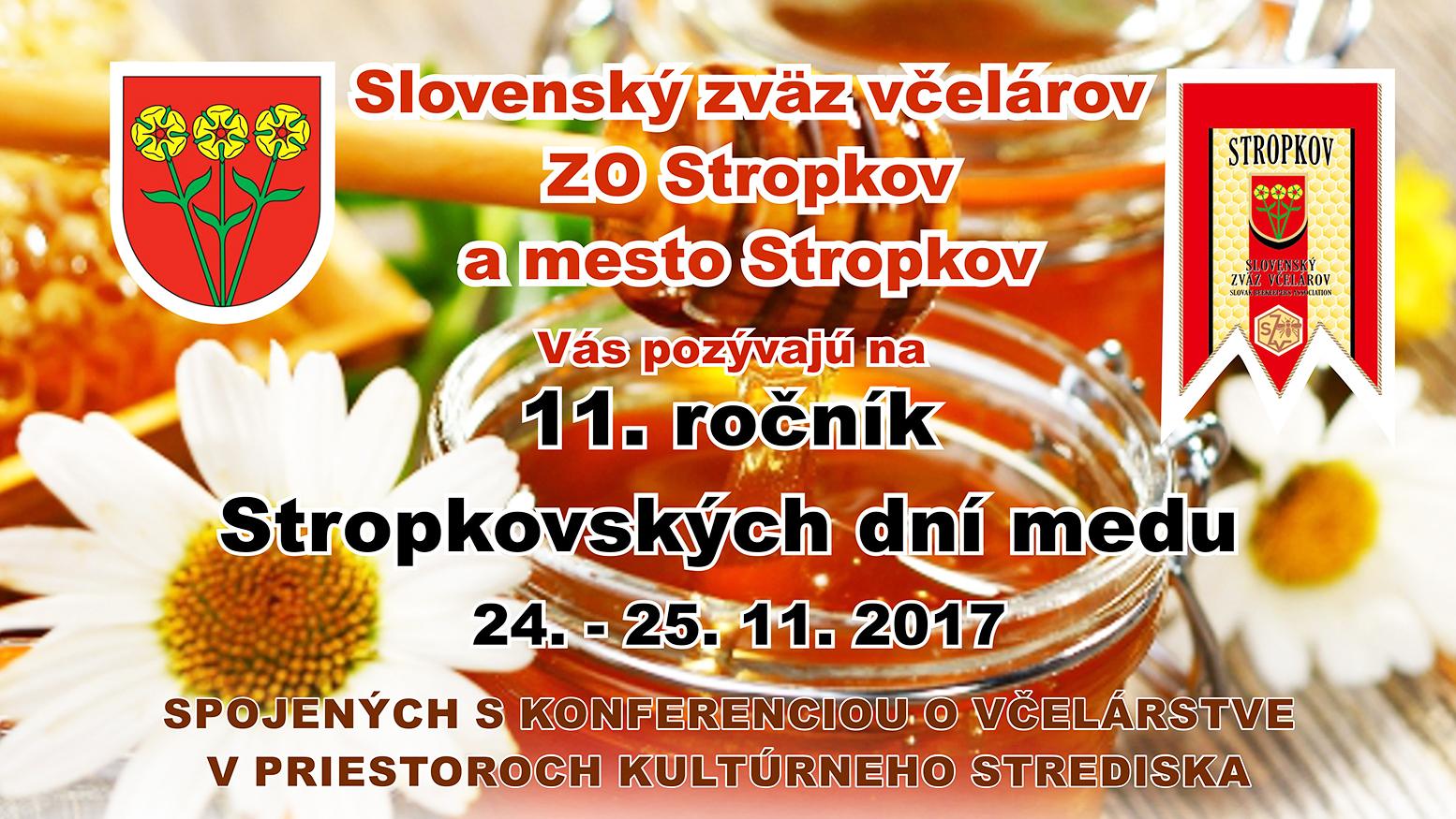 Stropkovské dni medu označujú aj ako národný sviatok včelárstva