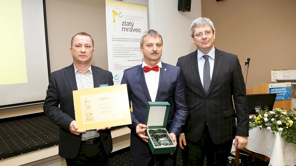 Jednu z kategórií v súťaži Zlatý mravec vyhrala aj spoločnosť z Handlovej