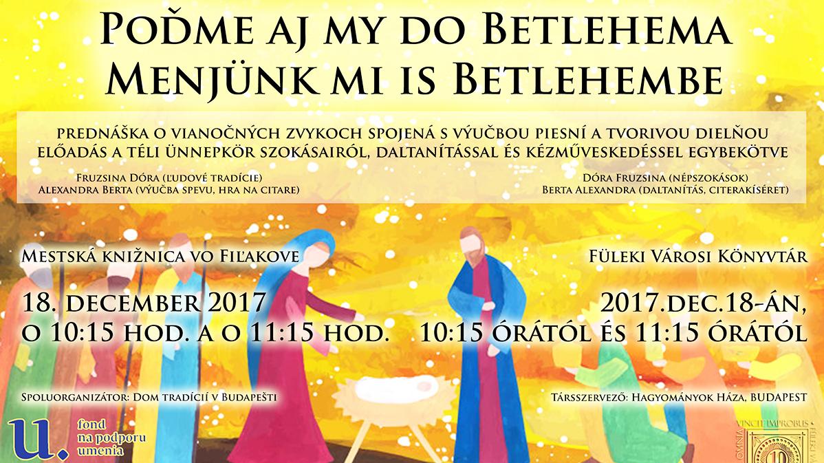 Adventné podujatie s pracovníkmi Domu tradícií v Budapešti