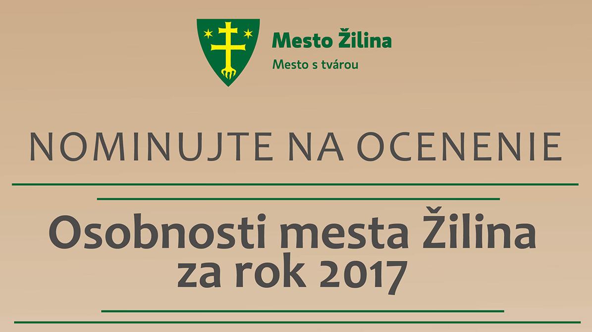 Žilina hľadá výnimočné osobnosti mesta