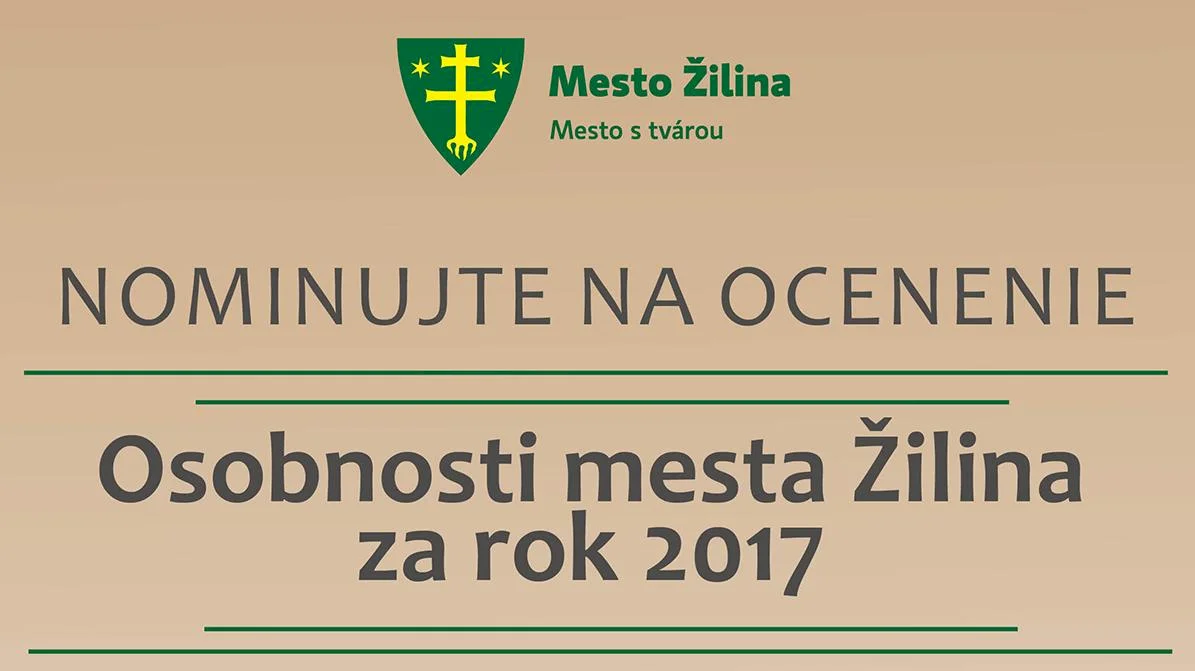 Žilina hľadá výnimočné osobnosti mesta