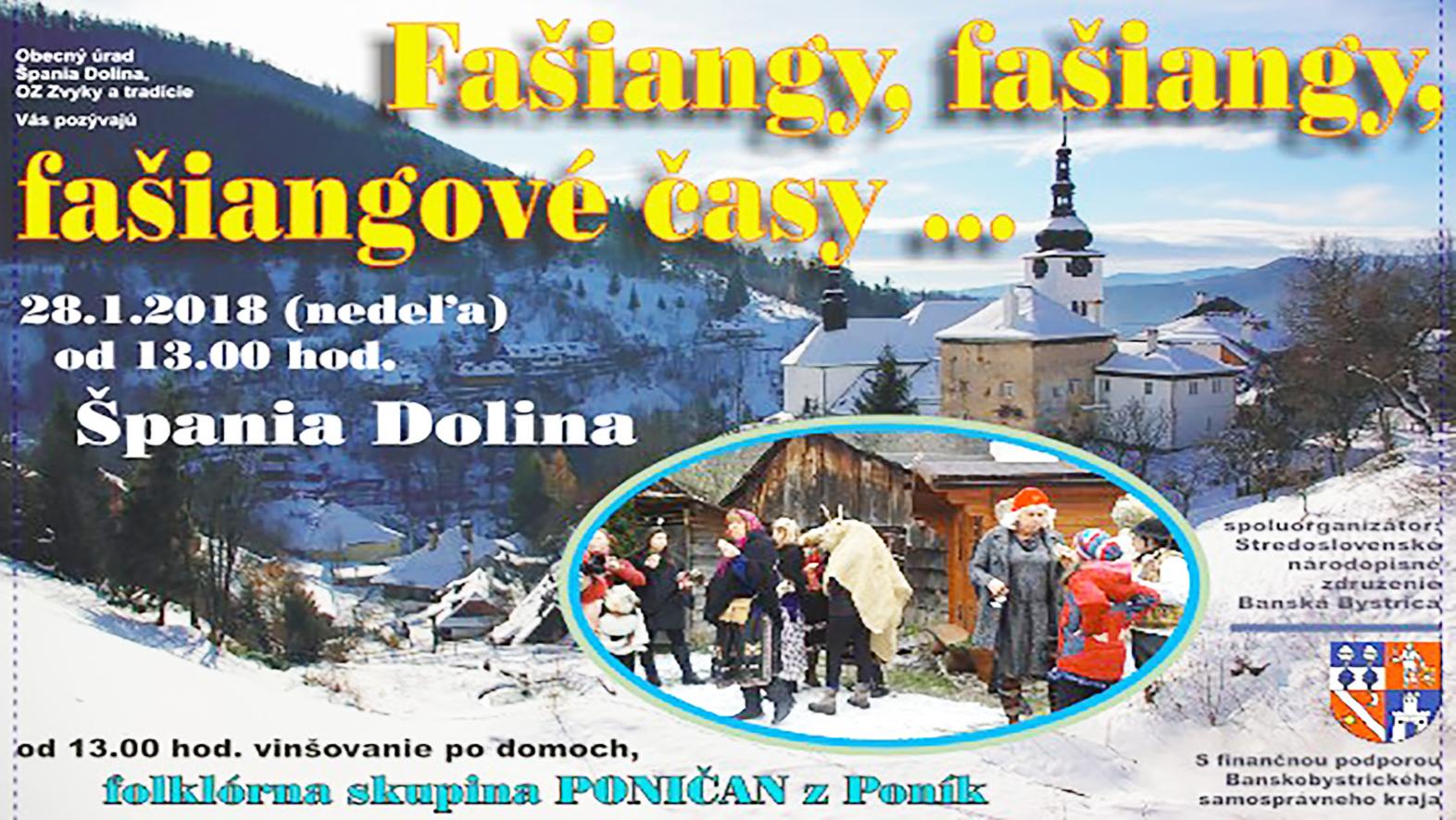 Fašiangové bursovanie Španej Doline