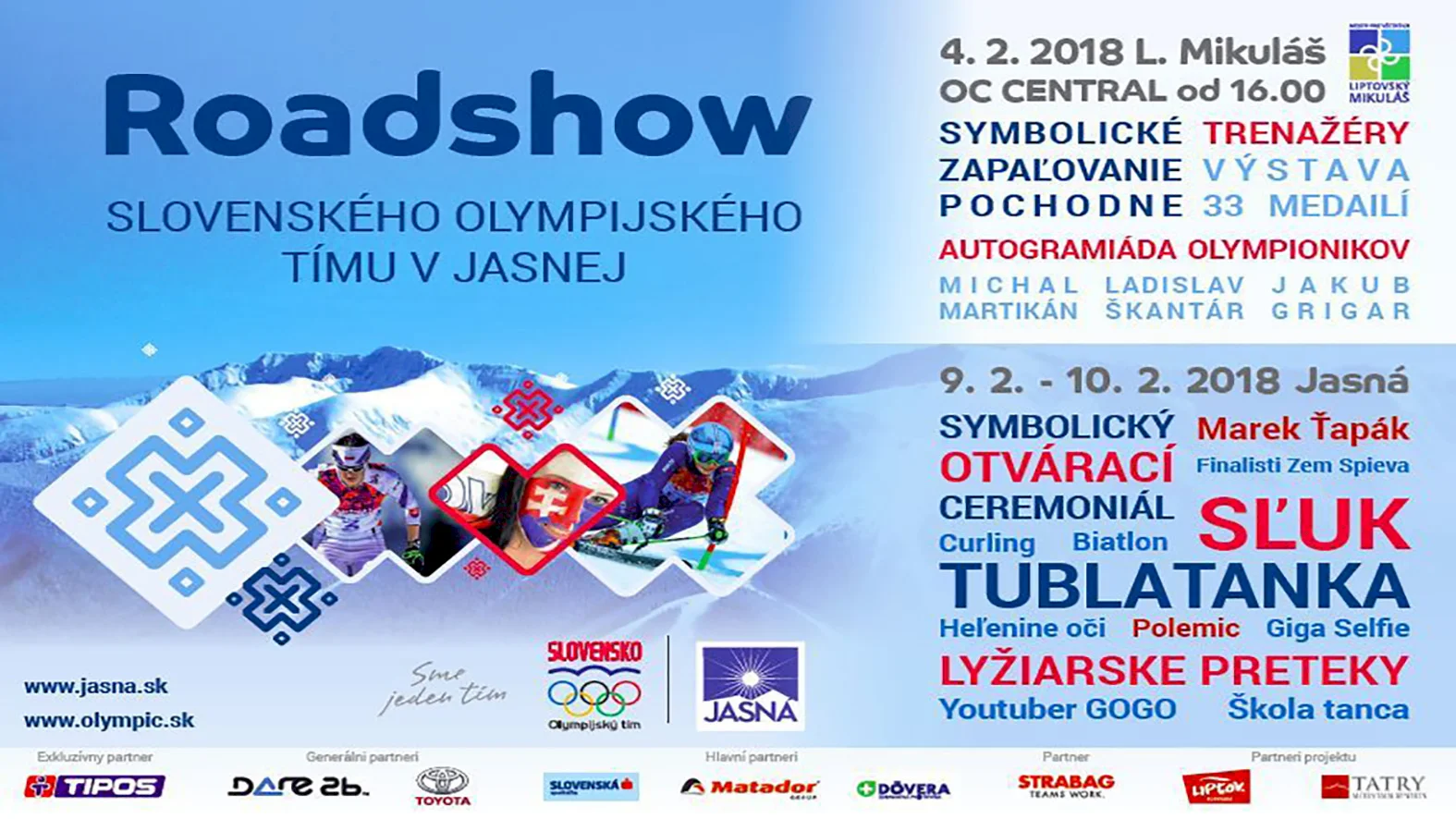 Olympijské srdce bije aj na Liptove