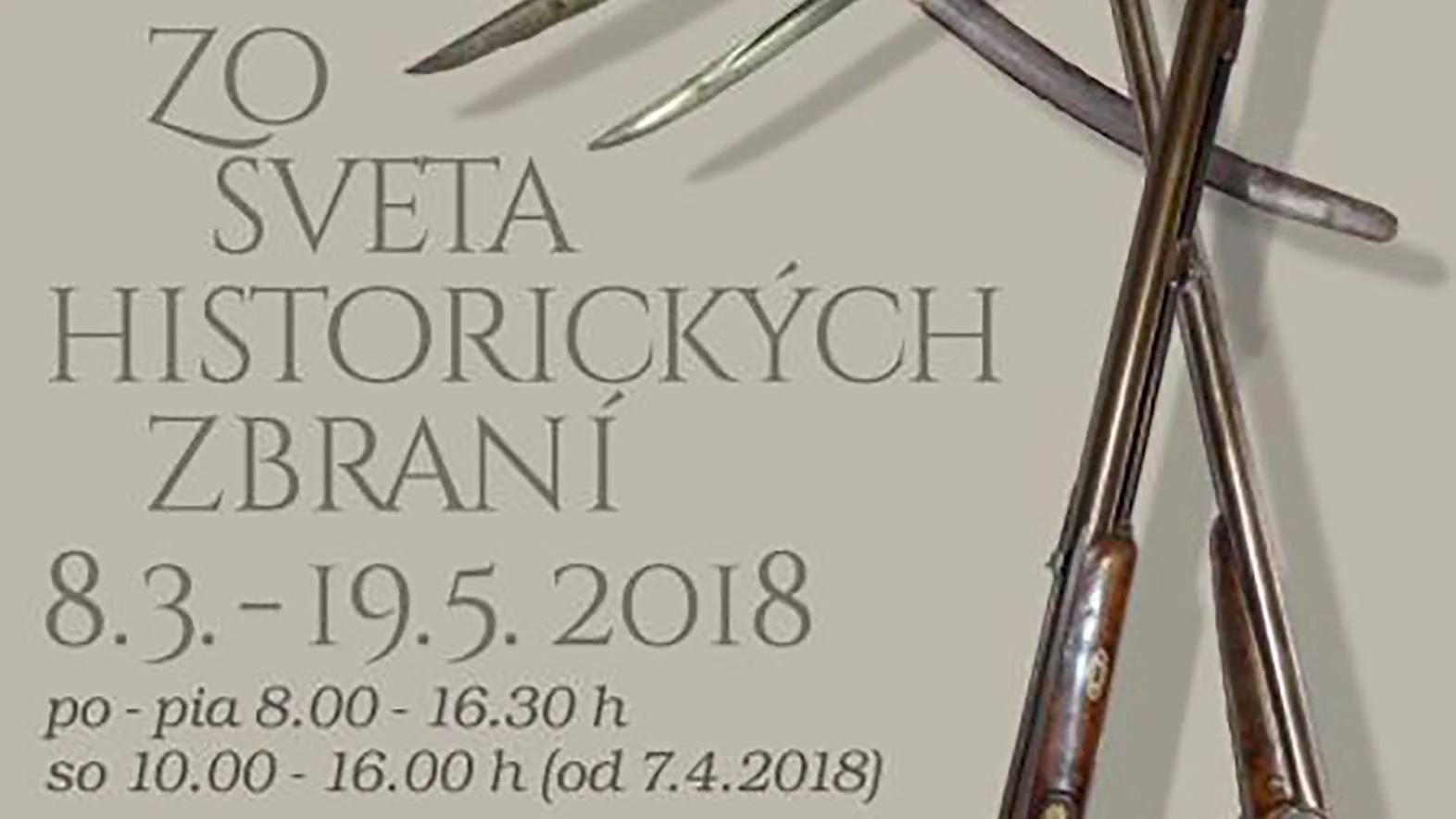 Tribečské múzeum prezentuje vyše sto originálnych zbraní 