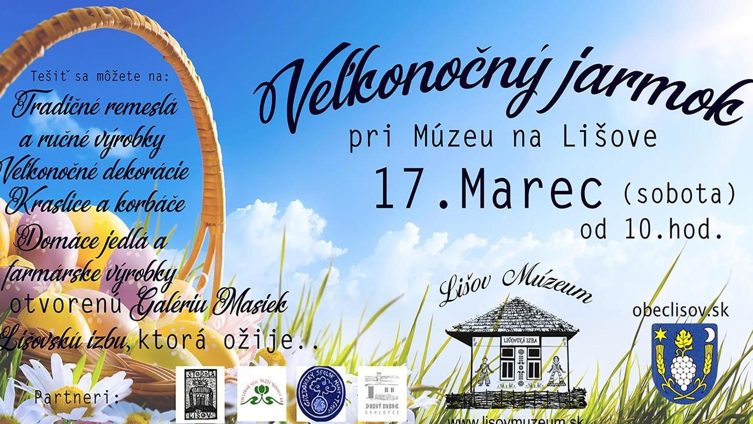V obci Lišov bude prvý Veľkonočný jarmok, podporiť má miestnych remeselníkov