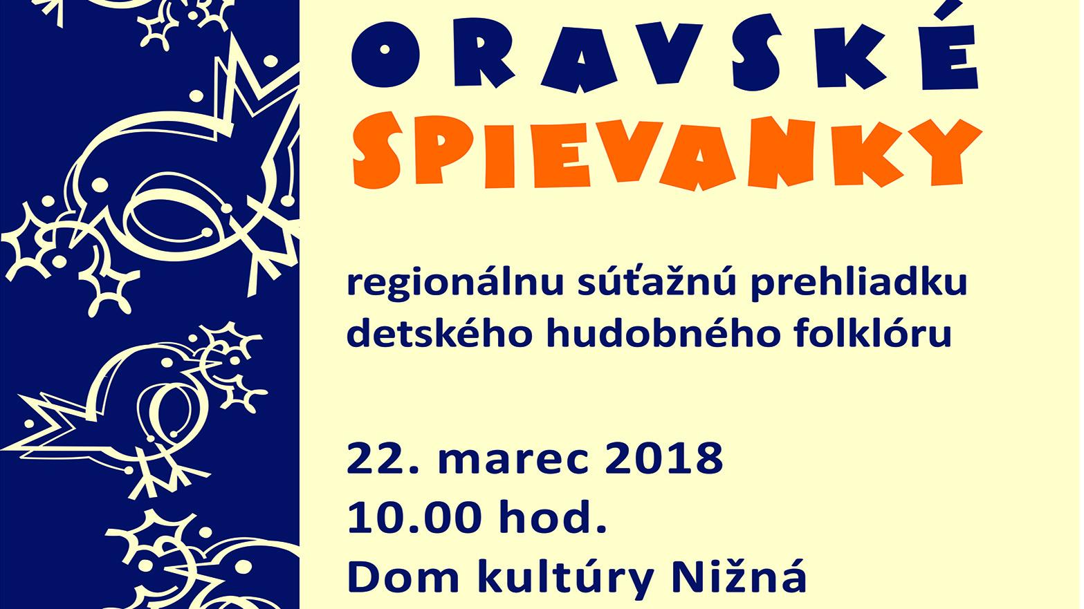 Oravské spievanky 2018 prinesú množstvo účinkujúcich