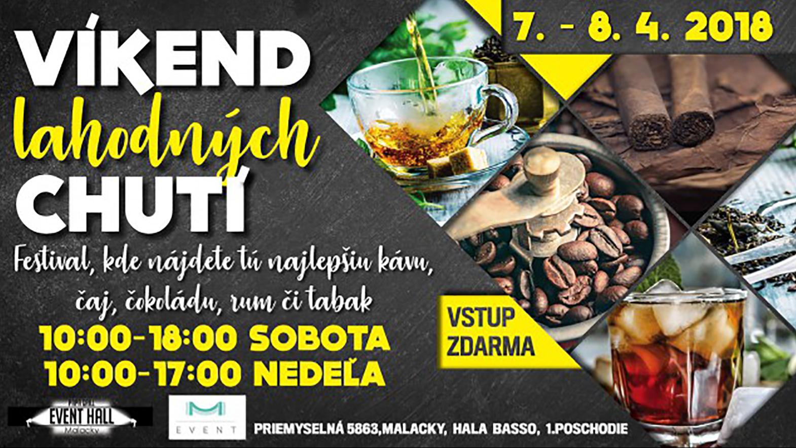 Tento víkend v znamení chutí, športu, dizajnu a cestovania.