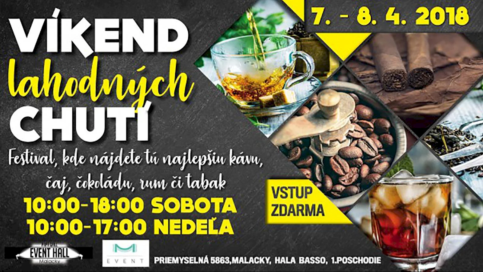 Tento víkend v znamení chutí, športu, dizajnu a cestovania.