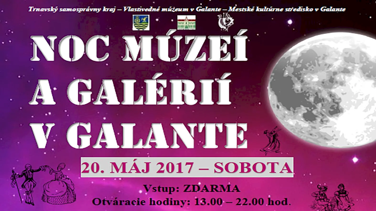 Mesto sa zapojí do Noci múzeí a galérií, vstup na podujatia bude zadarmo
