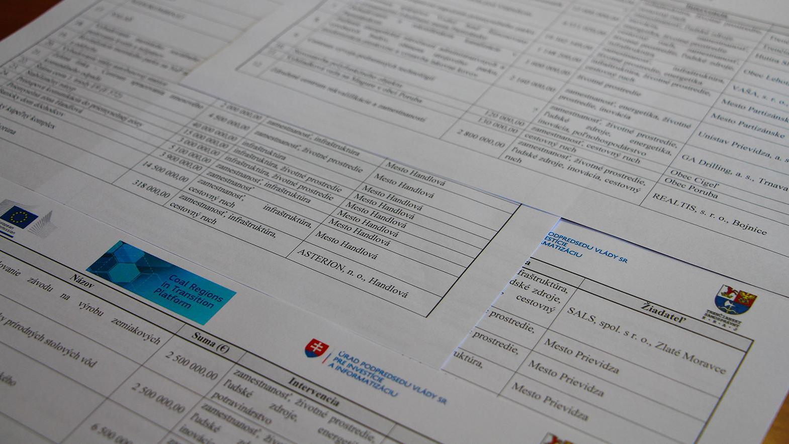 Projektové zámery, ktoré majú napomôcť ekonomickému prerodu hornej Nitry