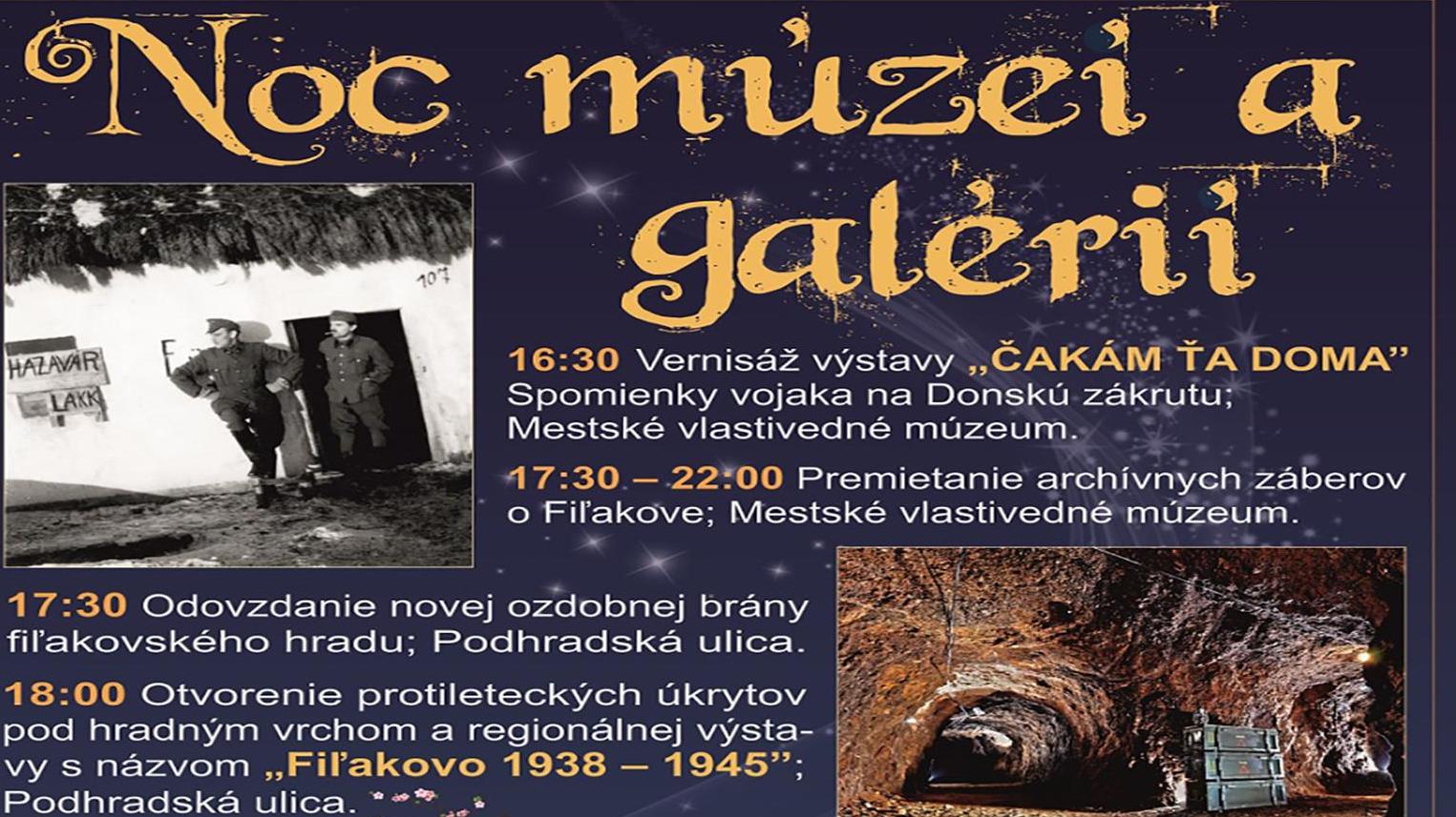 Noc múzeí a galérií vo Fiľakove