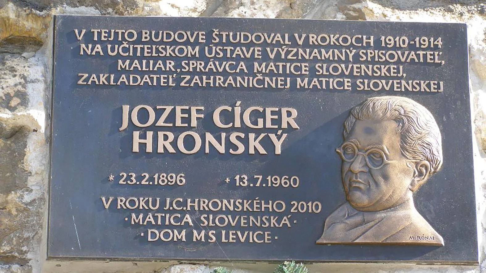 Nové pamätné tabule budú venované Š. Dobóovi a M. Balašovi