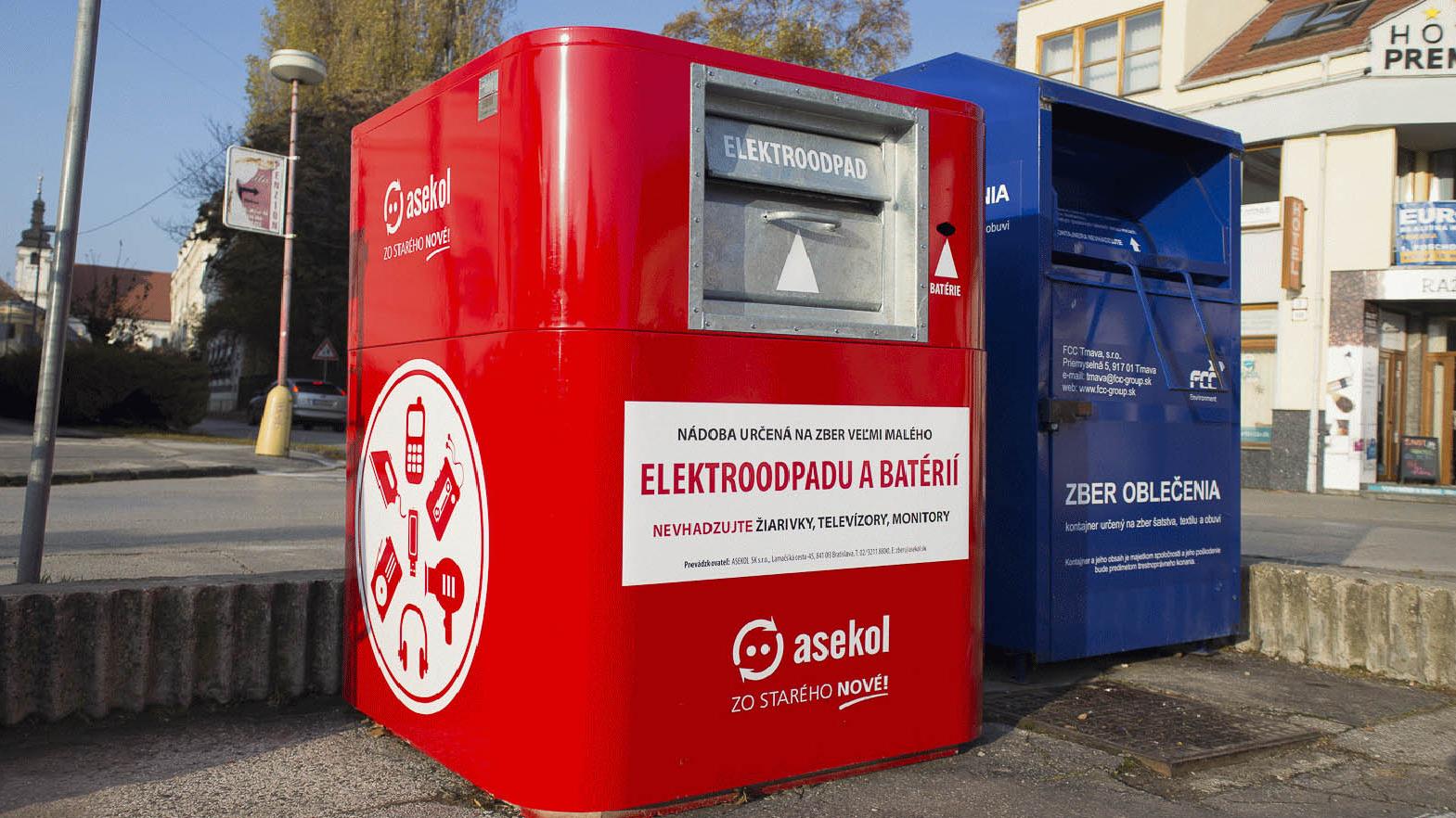 V meste osádzajú 20 špeciálnych kontajnerov na drobný elektroodpad