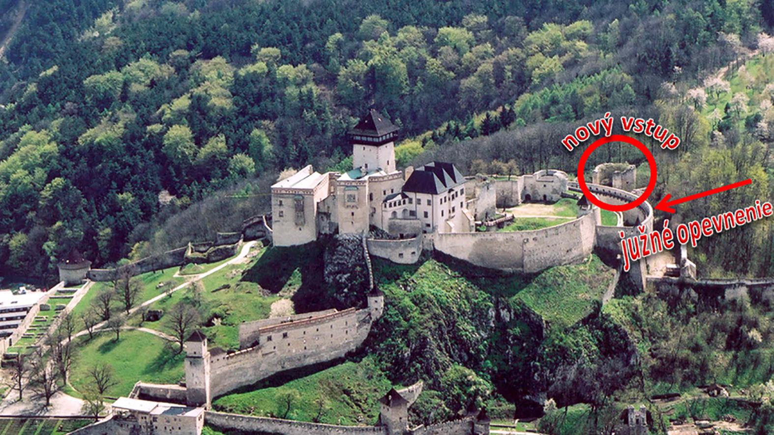 Na Trenčianskom hrade má byť nový vstup so samostatnou pokladňou