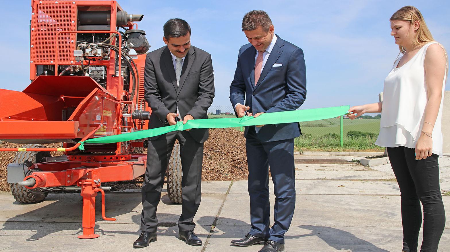 V areáli zberného dvora otvorili novú kompostáreň