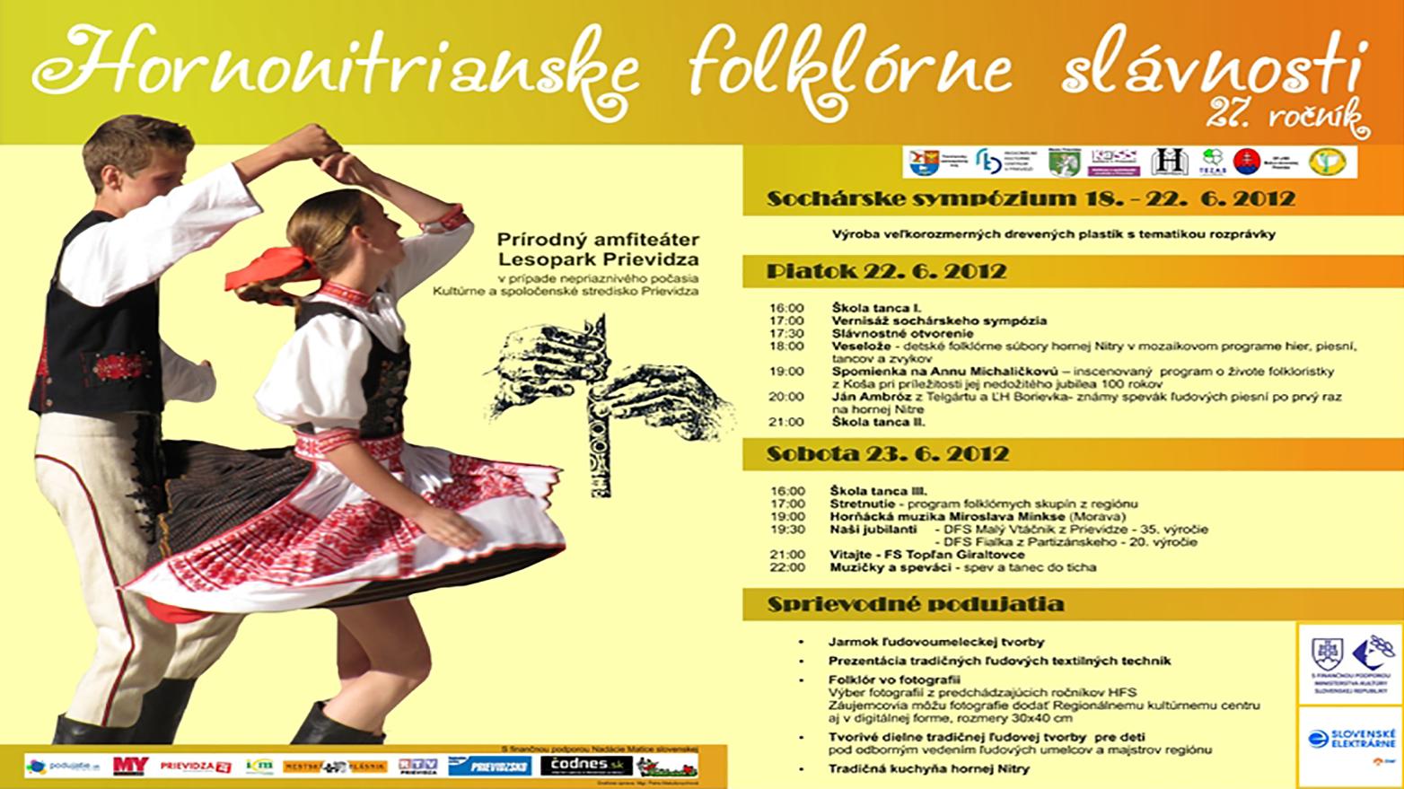Hornonitrianske folklórne slávnosti opäť predstavia bohatstvo ľudovej kultúry