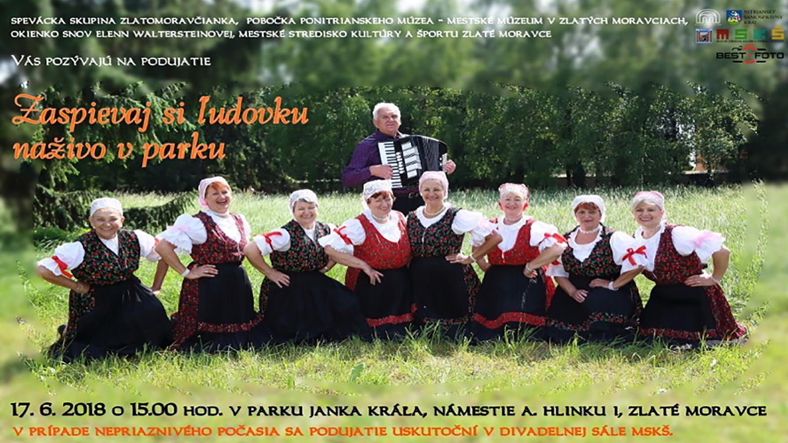 Milovníci ľudových piesní sa zídu v Parku Janka Kráľa