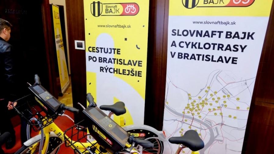 Stanice služby Slovnaft BAjk sa inštalujú, zatiaľ ich je tridsať