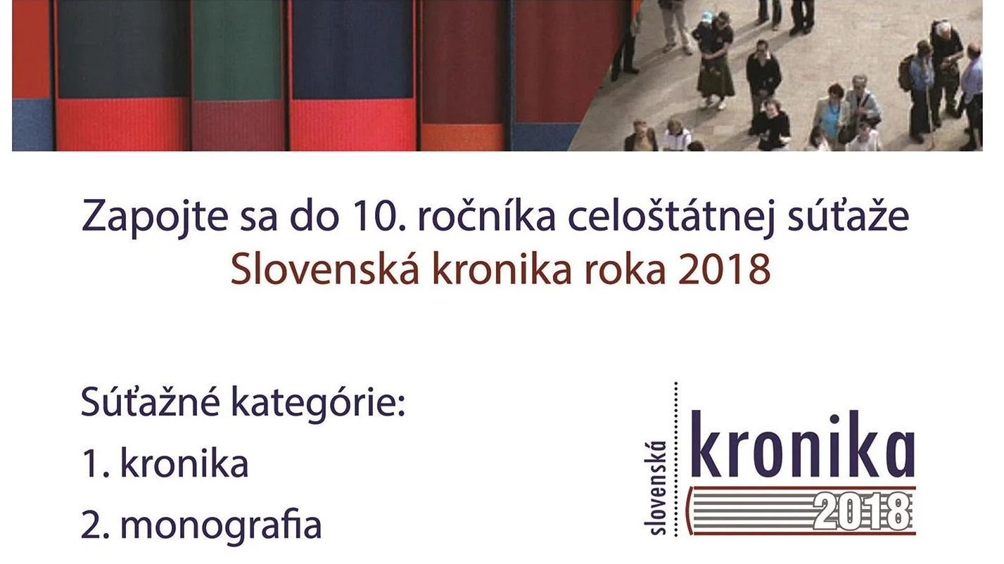 Zapojte sa do súťaže o Kroniku roka 2018