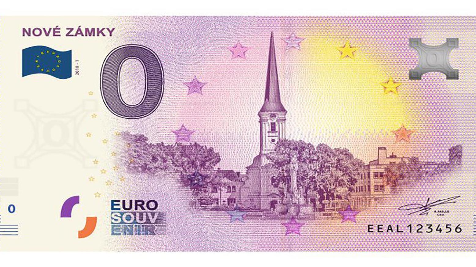 Nové Zámky budú mať vlastnú eurobankovku s motívom Hlavného námestia
