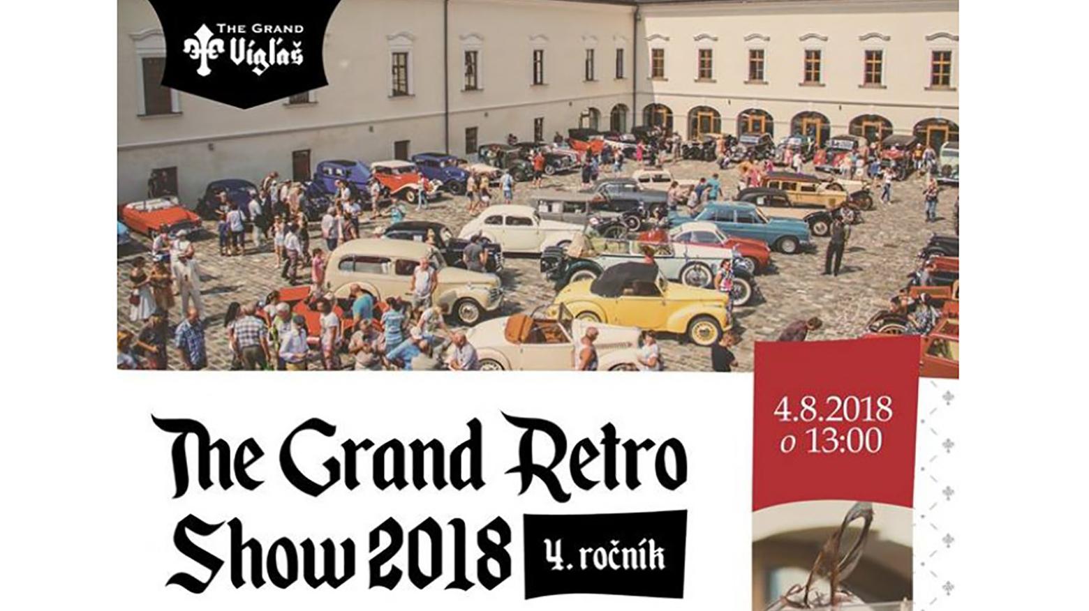 Veľkolepý 4. ročník The Grand Retro Show na Zámku Vígľaš