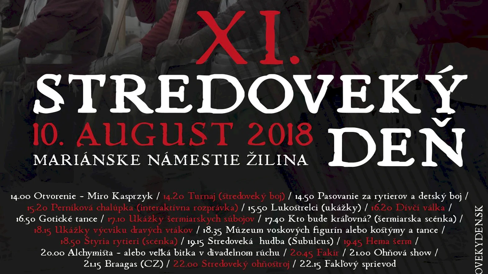 Stredoveký deň nás opäť zavedie do minulosti