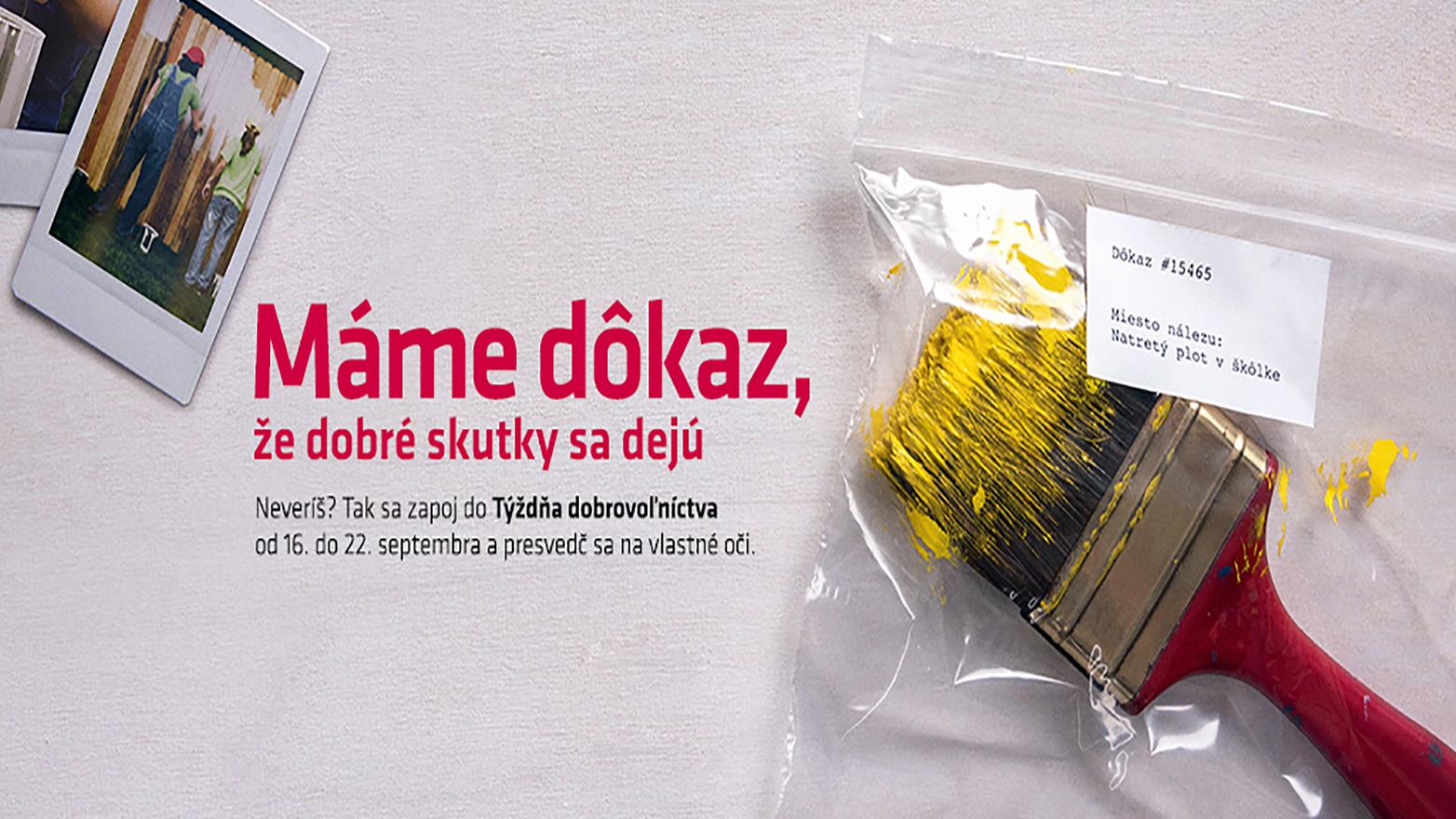 Prihlasovanie sa na Týždeň dobrovoľníctva je spustené
