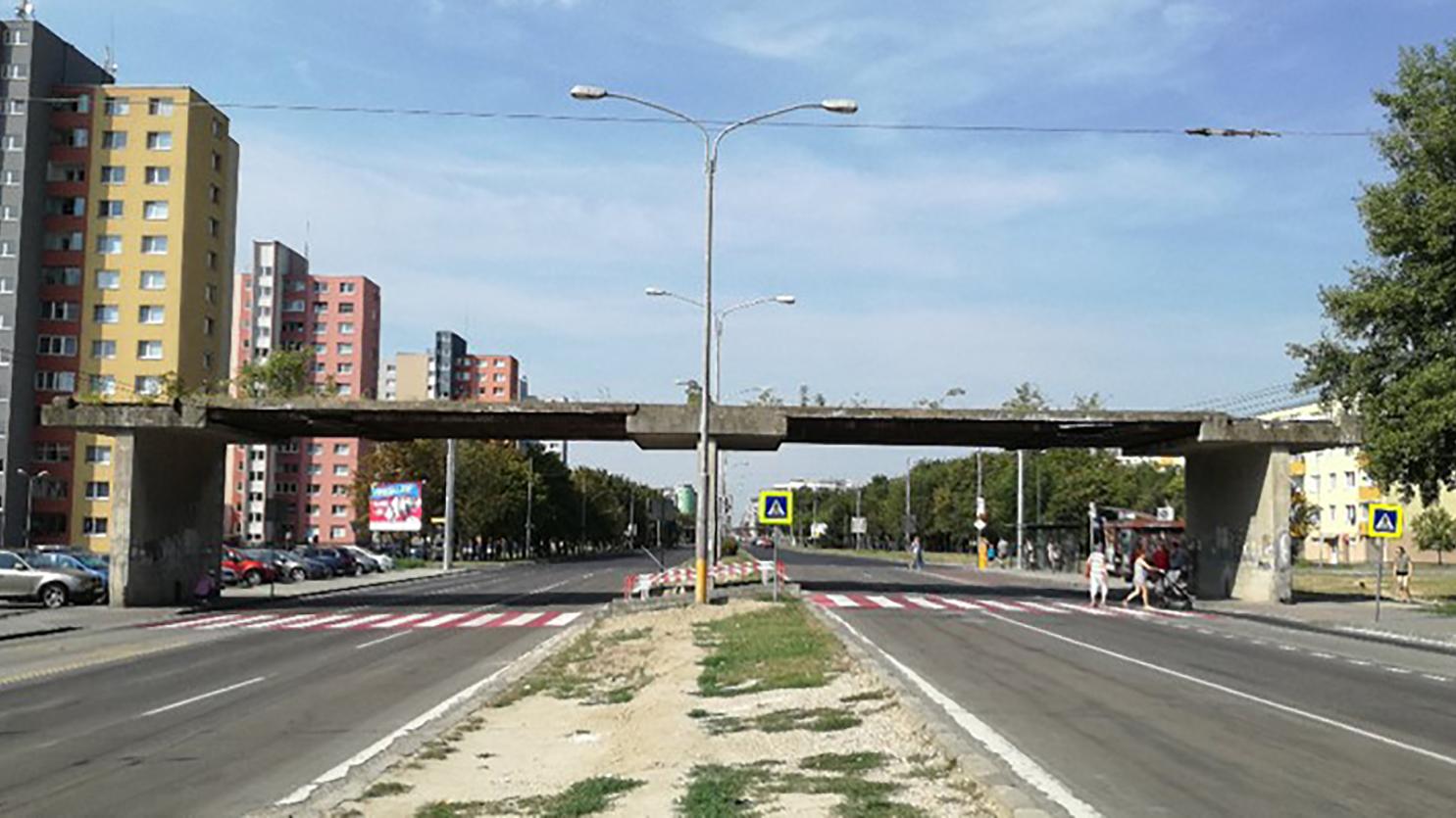 Hlavné mesto bude odstraňovať nefunkčné nadchody na Kazanskej vo Vrakuni
