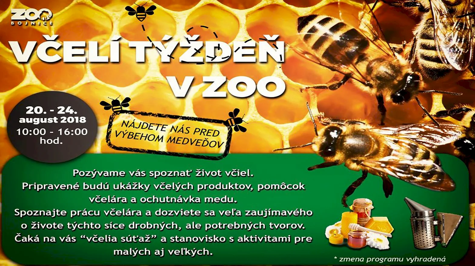 Návštevníci zoo môžu spoznať život včiel