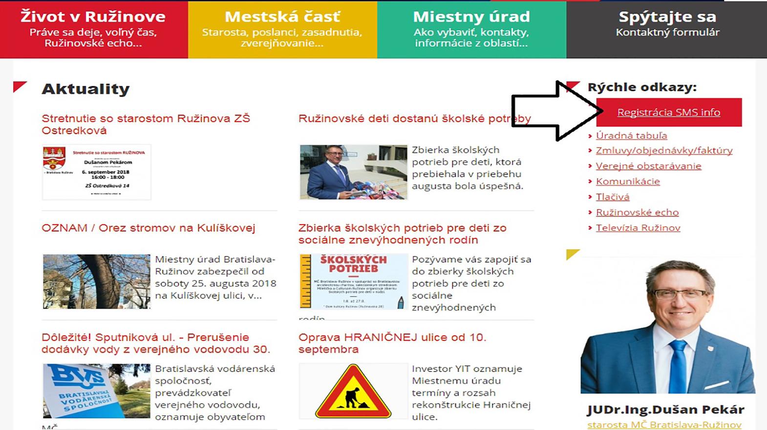 Ružinov spúšťa informovanie občanov pomocou komunálnych SMS správ